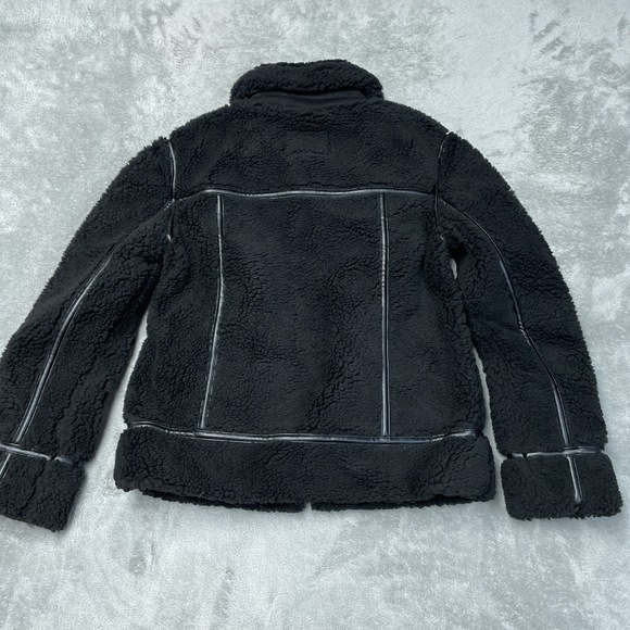 Bearpaw Women's XS Faux Fur Jacket Black c0327 - Picture 8 of 10